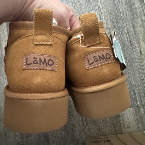 Lamo Ellie Platform Boots Water Resistant Suede NEW Size 10 - Picture 3 of 7